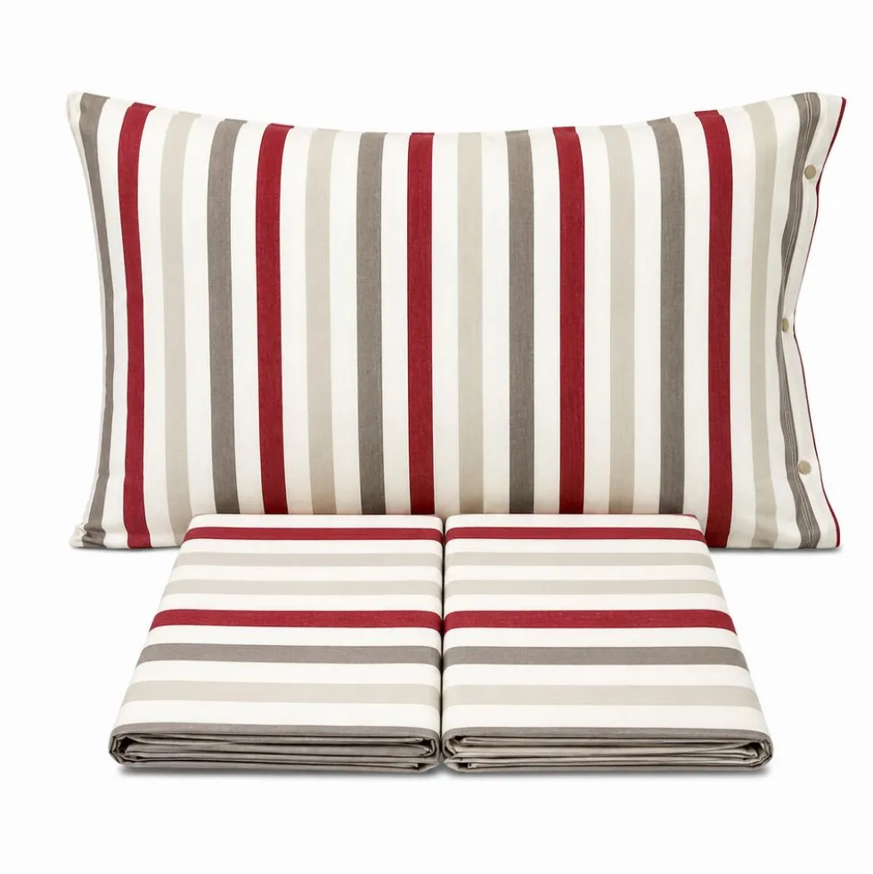 Completo Lenzuola James bordeaux singolo