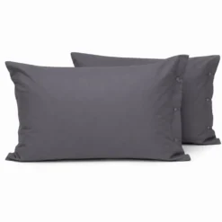 Completo Lenzuola Joli Federe con bottoni Piombo Singolo