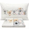 Completo Lenzuola Koala family beige Singolo