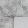 Completo Lenzuola Lilly Foglie Grigio Singolo