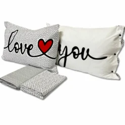 Completo Lenzuola Love you double matrimoniale