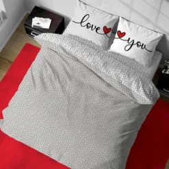 Completo Lenzuola Love you double matrimoniale