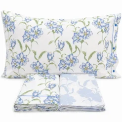 Completo Lenzuola magnolia azzurro Singolo