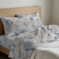 Completo Lenzuola Mare Beige Singolo