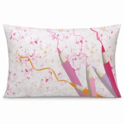 Completo Lenzuola Matite rosa Singolo