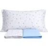 Completo Lenzuola Melody Azzurro Matrimoniale