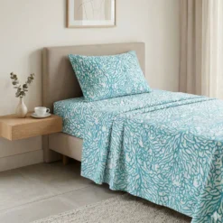 Completo Lenzuola Mersin coralli tiffany singolo