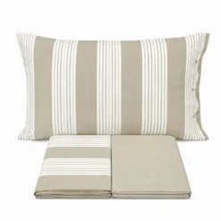 Completo Lenzuola Millerighe beige singolo