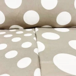 Completo Lenzuola Moon pois tortora singolo