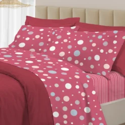 Completo Lenzuola Palla rosso Singolo