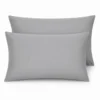 Completo Lenzuola Percalle Grigio Singolo