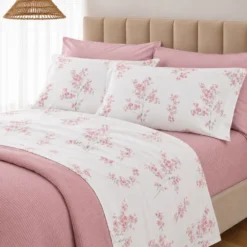 Completo Lenzuola Primavera Rosa Singolo