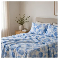Completo Lenzuola Quenty blu singolo