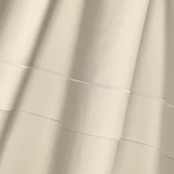 Completo Lenzuola Raso Beige matrimoniale