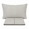 Completo Lenzuola Riga bastoncino grigio matrimoniale