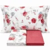Completo Lenzuola Sanderson rosso Singolo