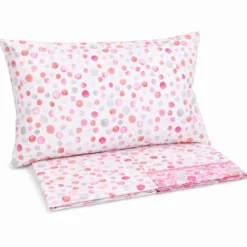 Completo Lenzuola Switch Dots Rosa Matrimoniale