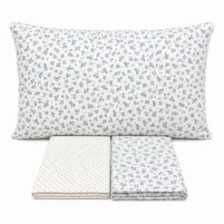 Completo Lenzuola Violette azzurre singole
