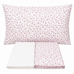 Completo Lenzuola Violette Rosa singolo