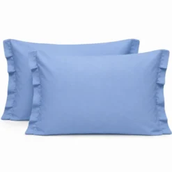 Completo Lenzuola Volant Joli Azzurro Singolo