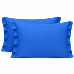 Completo Lenzuola Volant Joli Blu avio Singolo