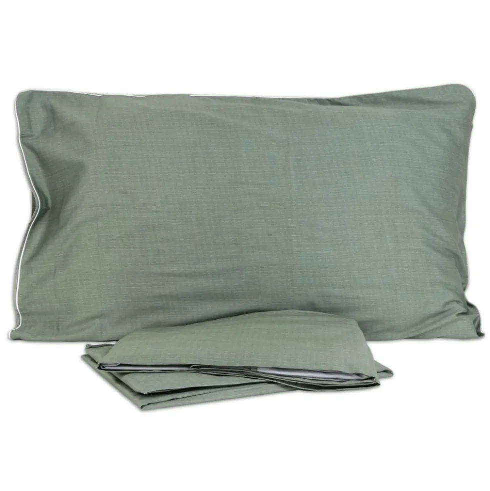 Completo Letto Raso di cotone Mikado Bosco Matrimoniale