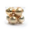 Confezione 8 Palline Natalizie Oro