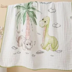 Coperta fresca Bimbo Morbidina Dinosauri