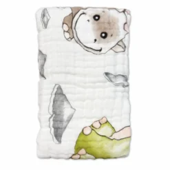 Coperta fresca Bimbo Morbidina Dinosauri