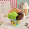 Coppa Gelato Spugna 3 pezzi – Fragola, Pistacchio & Cioccolato