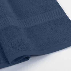 Coppia Asciugamani Caleffi in spugna Minorca Indigo