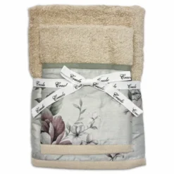 Coppia asciugamani CREOLE Alexa Beige