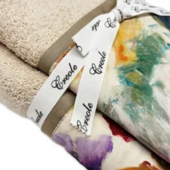 Coppia asciugamani CREOLE Camelia Beige