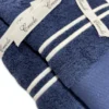 Coppia asciugamani CREOLE City Blu Navy