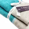 Coppia asciugamani CREOLE profilo Lino Tiffany