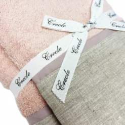 Coppia asciugamani CREOLE profilo Lino Malva