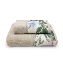 Coppia asciugamani CREOLE Savoia Beige