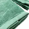Coppia asciugamani 500 gr Melodie verde