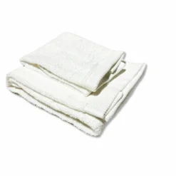 Coppia asciugamani 500 gr Melodie bianco