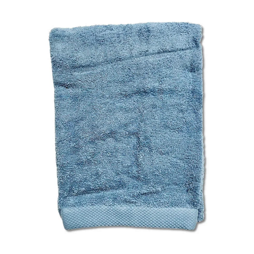 Coppia asciugamani 500 gr Melodie azzurro