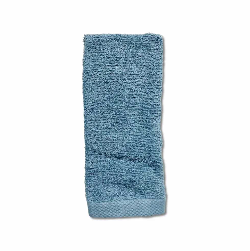 Coppia asciugamani 500 gr Melodie azzurro