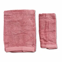 Coppia asciugamani 500 gr Melodie rosa