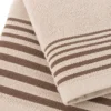 Coppia Asciugamani in Spugna Dioniso Beige