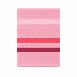 Coppia Asciugamani in spugna Colorful Rosa