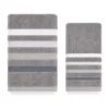 Coppia Asciugamani in spugna Colorful Grigio Antracite
