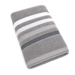 Coppia Asciugamani in spugna Colorful Grigio Antracite
