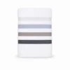 Coppia Asciugamani in spugna Colorful Bianco