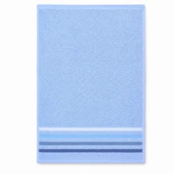 Coppia Asciugamani in spugna Colorful Azzurro Avio