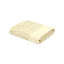 Coppia Asciugamani in Spugna Boutique Crema