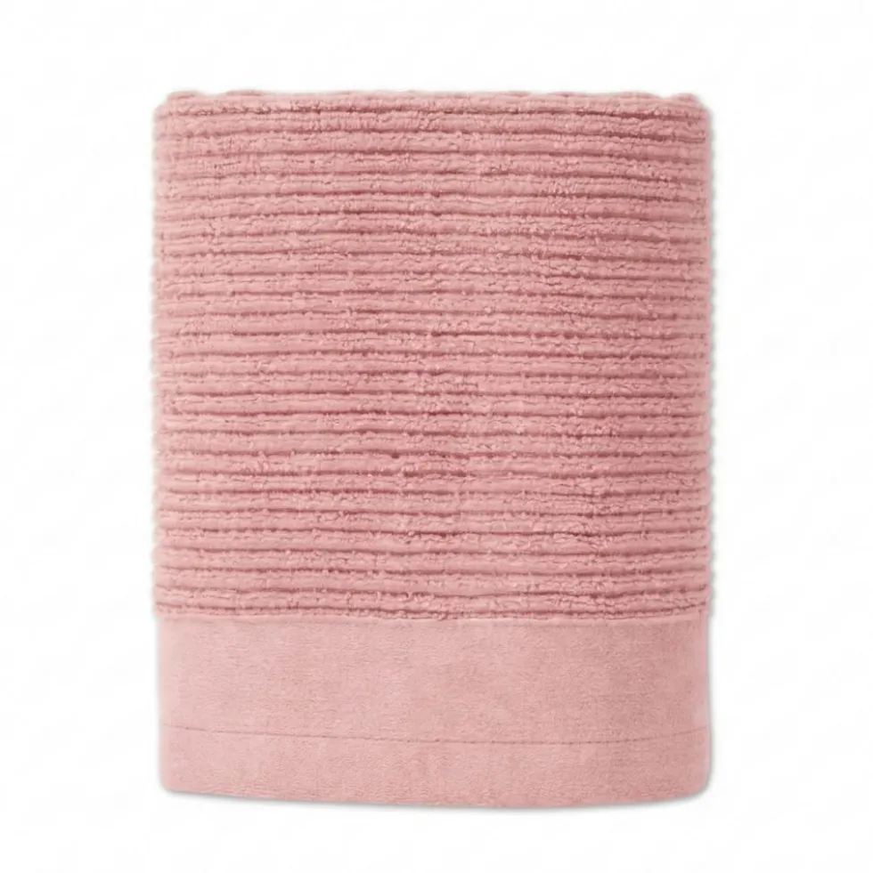 Coppia Asciugamani in Spugna Boutique Rosa